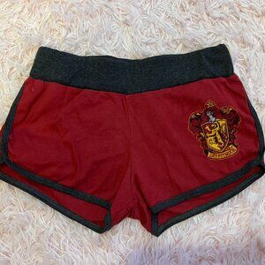 Hot Topic Harry Potter Gryffindor Hot Gym Shorts